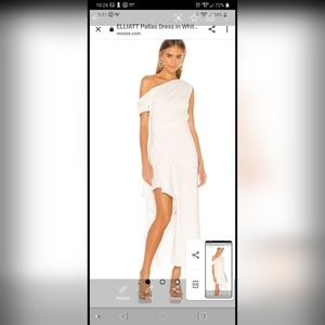 Elliatt White One-Shoulder Wedding Dress